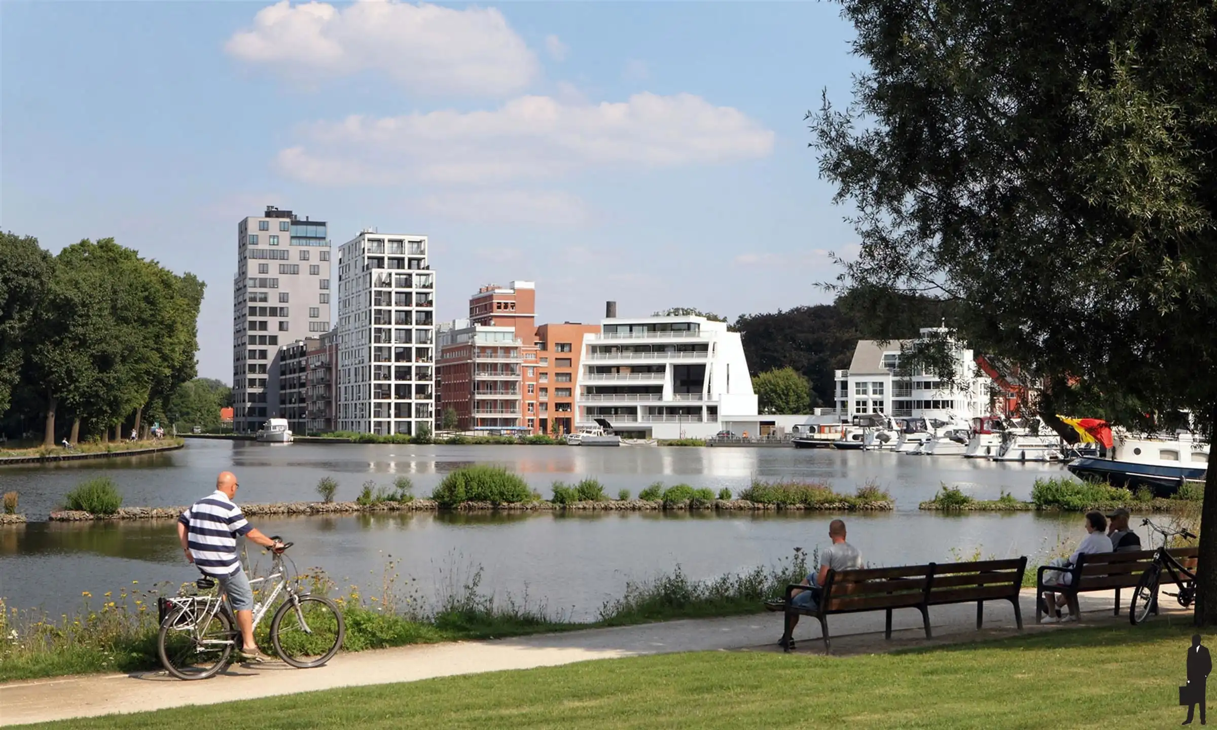 Appartement aan de Jachthaven met 2 slpks en parking  foto 2