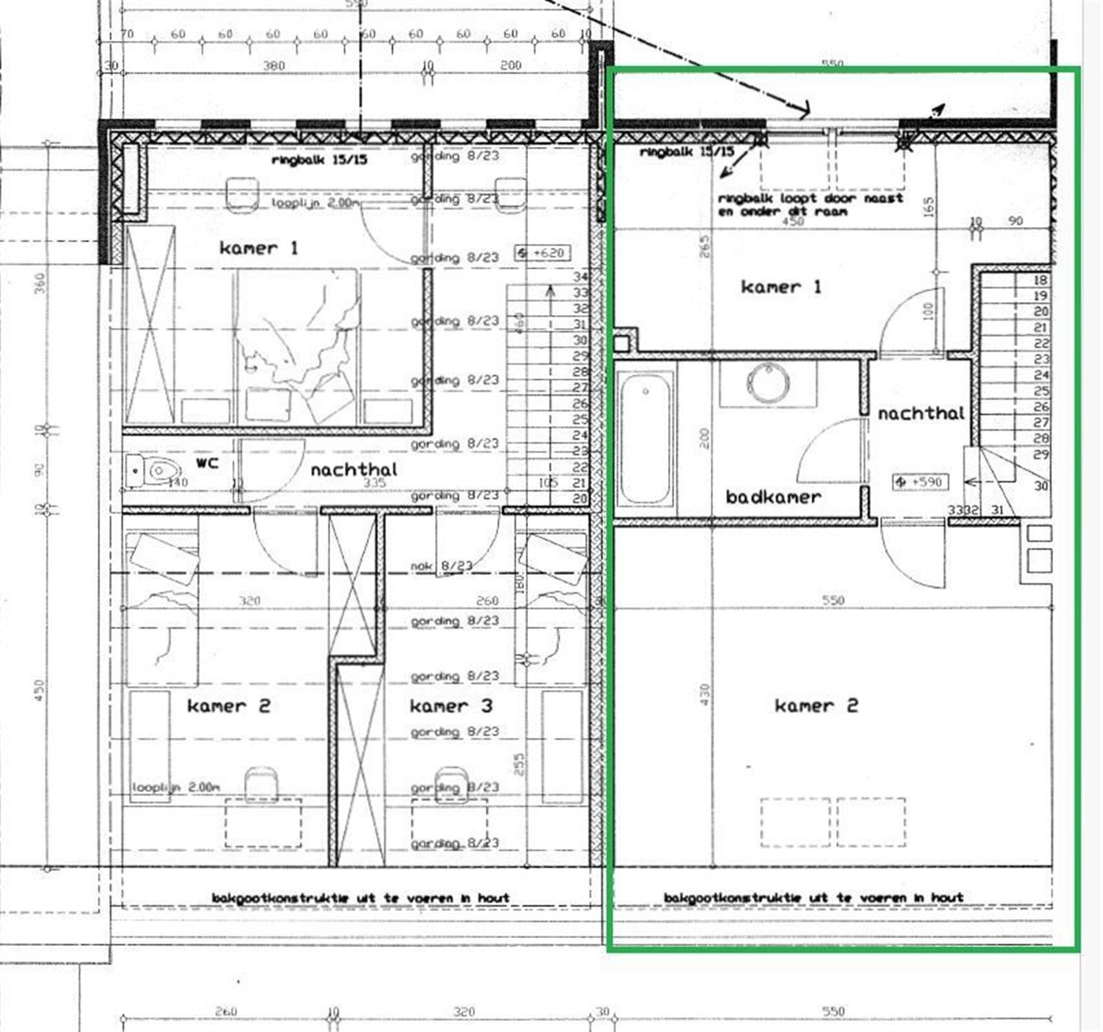 Duplex-appartement met 2 slaapkamers en groot terras foto 11