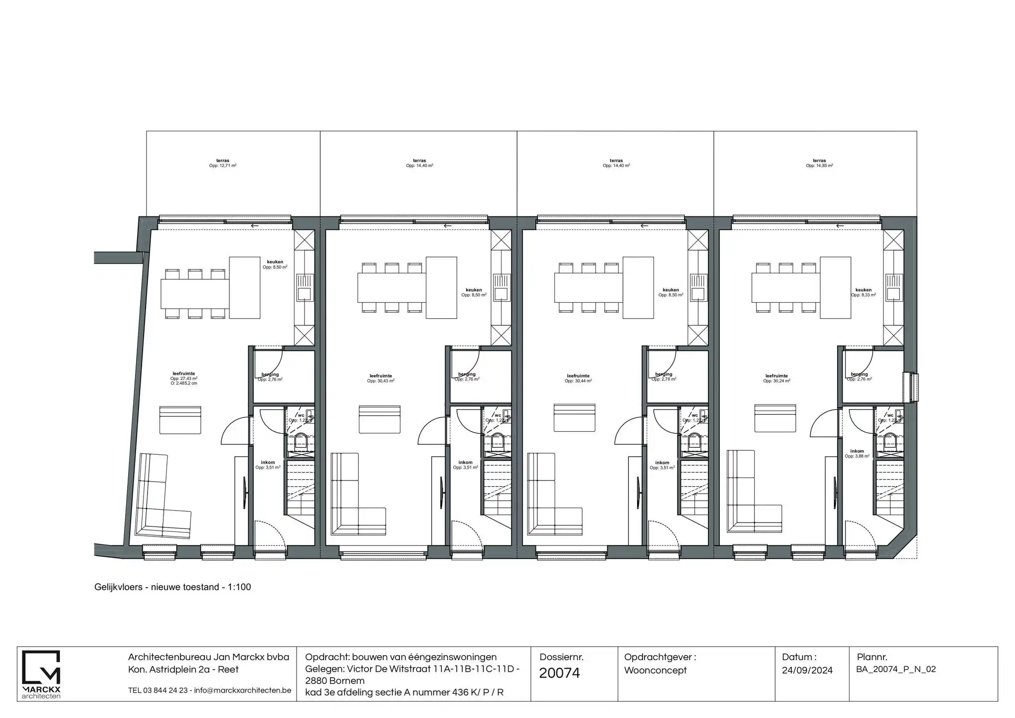 Casco woning in nieuwbouwproject te Hingene, Bornem foto 5