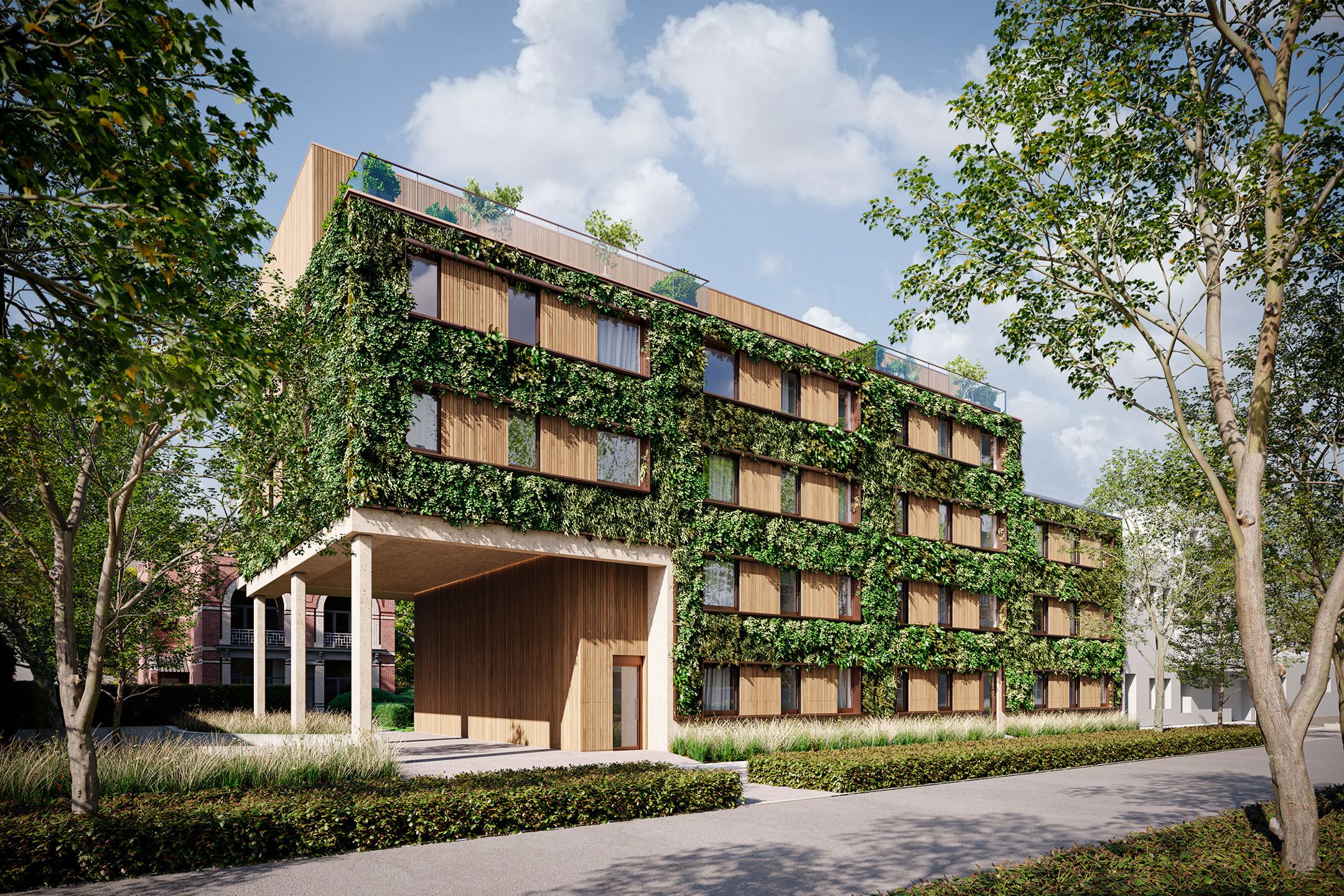 Een penthouse (4de verd.) van ca. 119,6 m²  met 2 terrassen (35,7m² en 2,3m²) in project 'Villa Tybaert'! foto 3