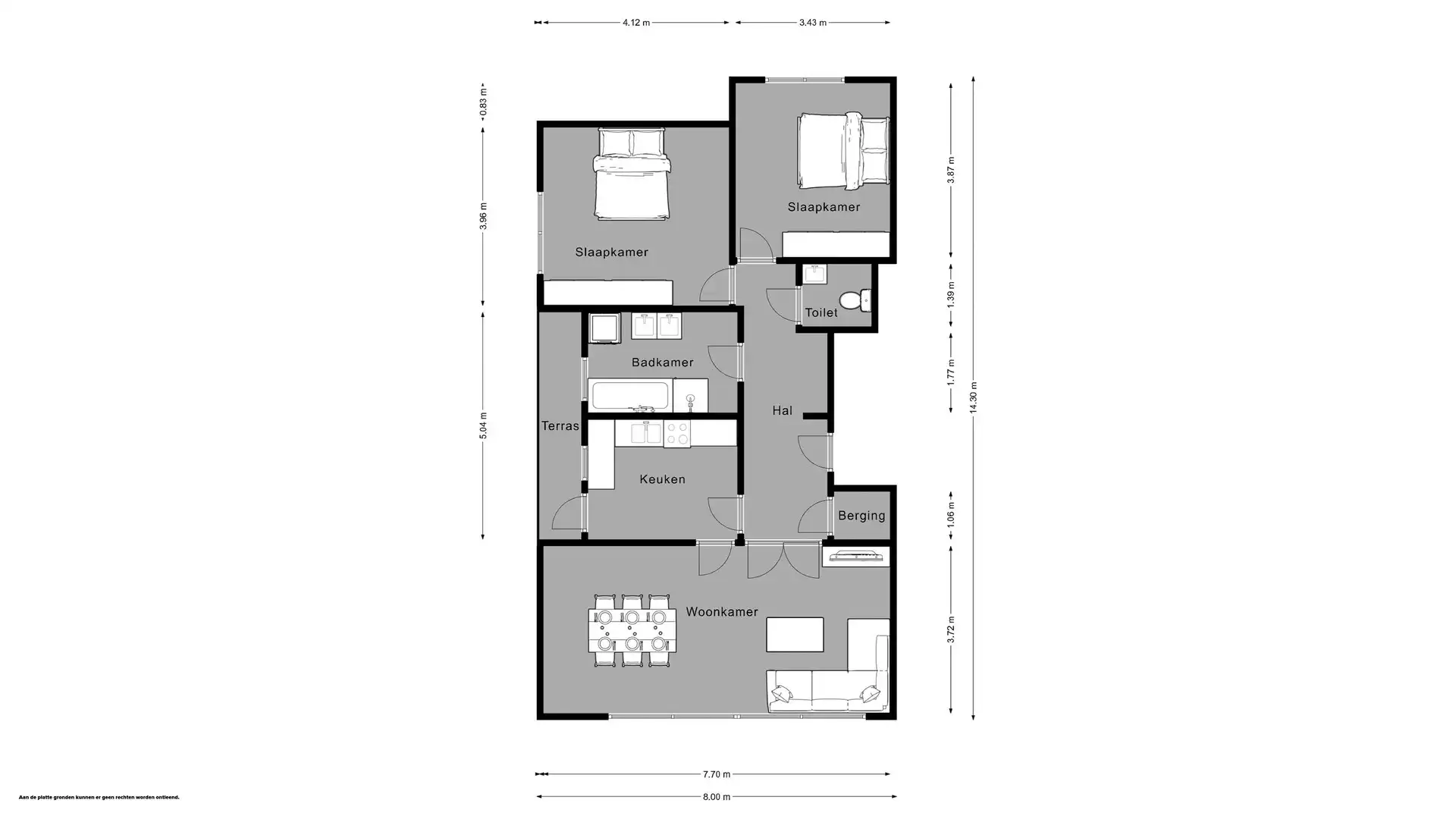 Opbrengsteigendom met 5 appartementen en 5 garages op toplocatie te Wetteren! foto 23