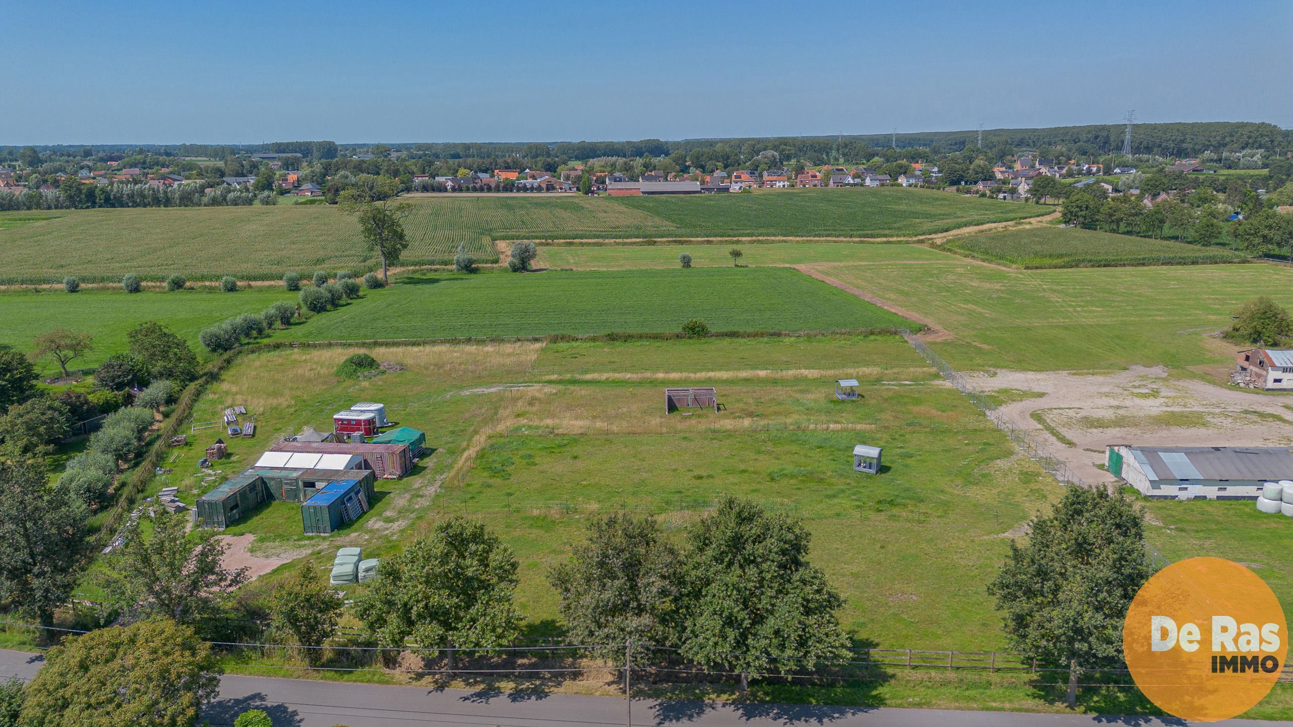 MALDEGEM - Bouwgrond met weide - 9274m² in groene Omgeving foto 2