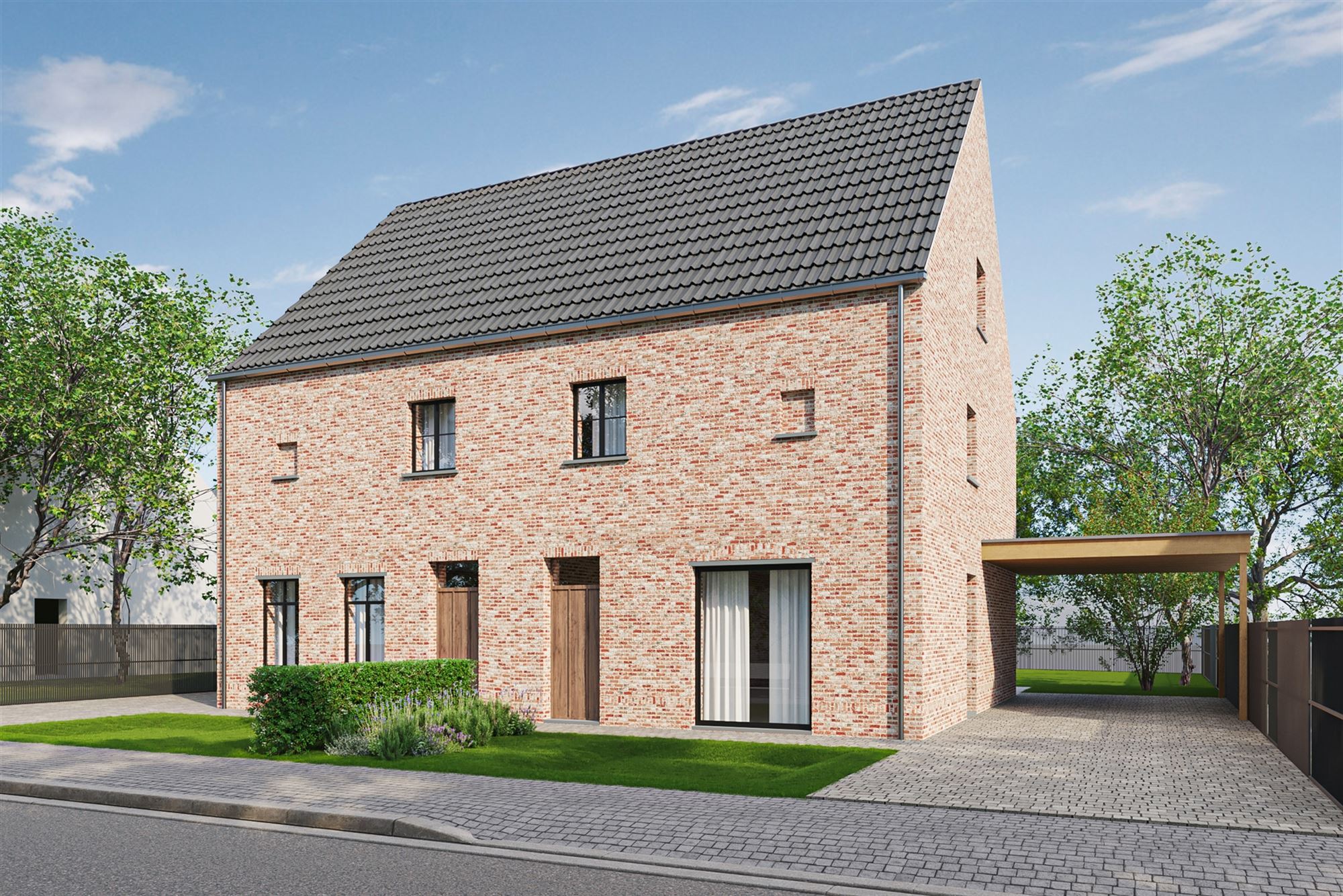 PRACHTIGE NIEUWBOUWWONING OP IDEALE LIGGING! foto {{pictureIndex}}