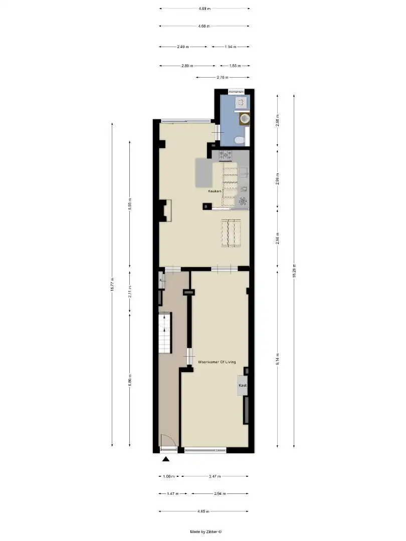 Ruime stadswoning met achteruitgang via Janseniusstraat met 4 slaapkamers, garage en tuin te Leuven- EPC 239kwh/m2 foto 38