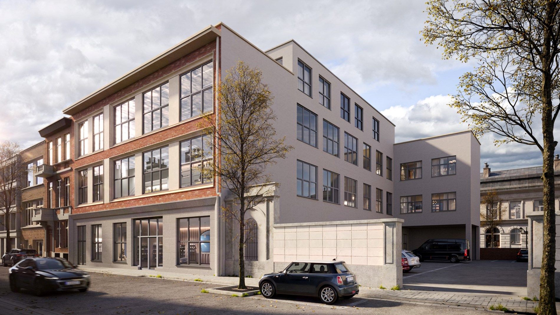 STUDENTENLOFT van ca. 37m² met uitzonderlijke plafondhoogte van 4 meter foto 2