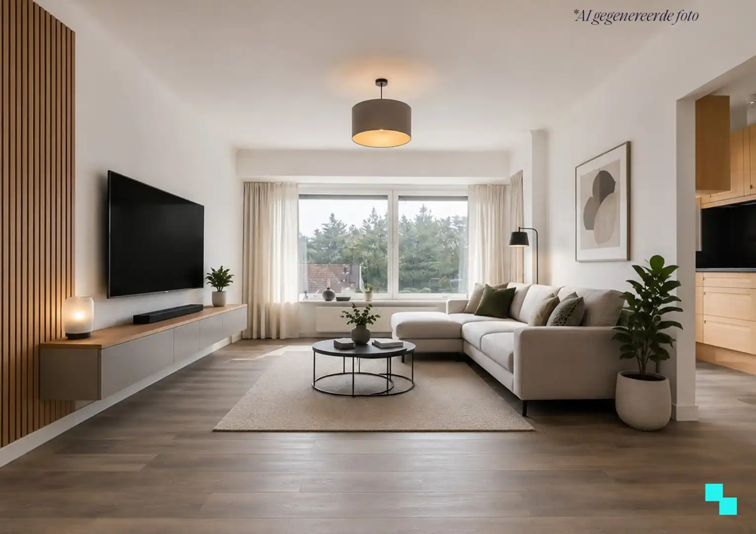 3-slaapkamer appartement met garage te Roeselare foto {{pictureIndex}}