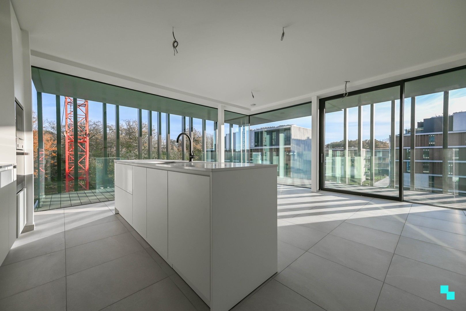 Hoekappartement in blok VI van residentie Blauwpoorte foto 2