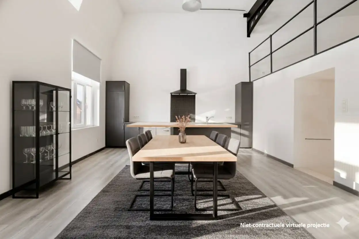 Handelspand met appartement en atelier te koop in Adegem foto 2