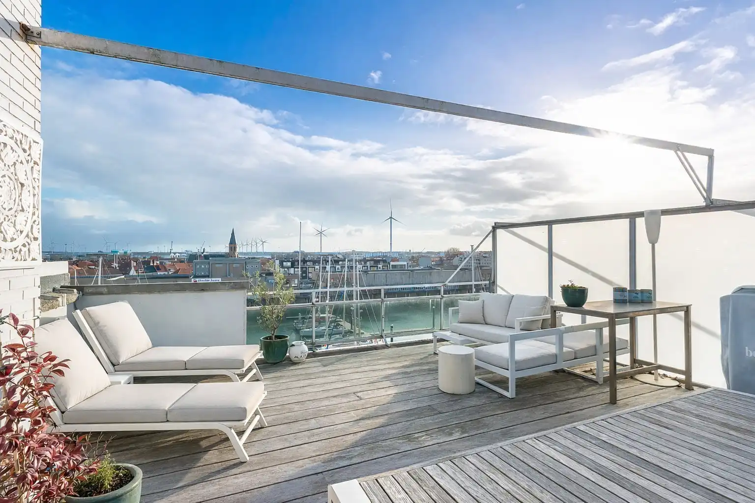 Hoofdfoto van de publicatie: Mooie penthouse met grote zonneterrassen te Zeebrugge