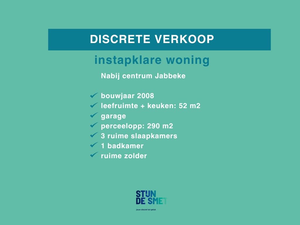 Instapklare gezinswoning in centrum Jabbeke foto {{pictureIndex}}
