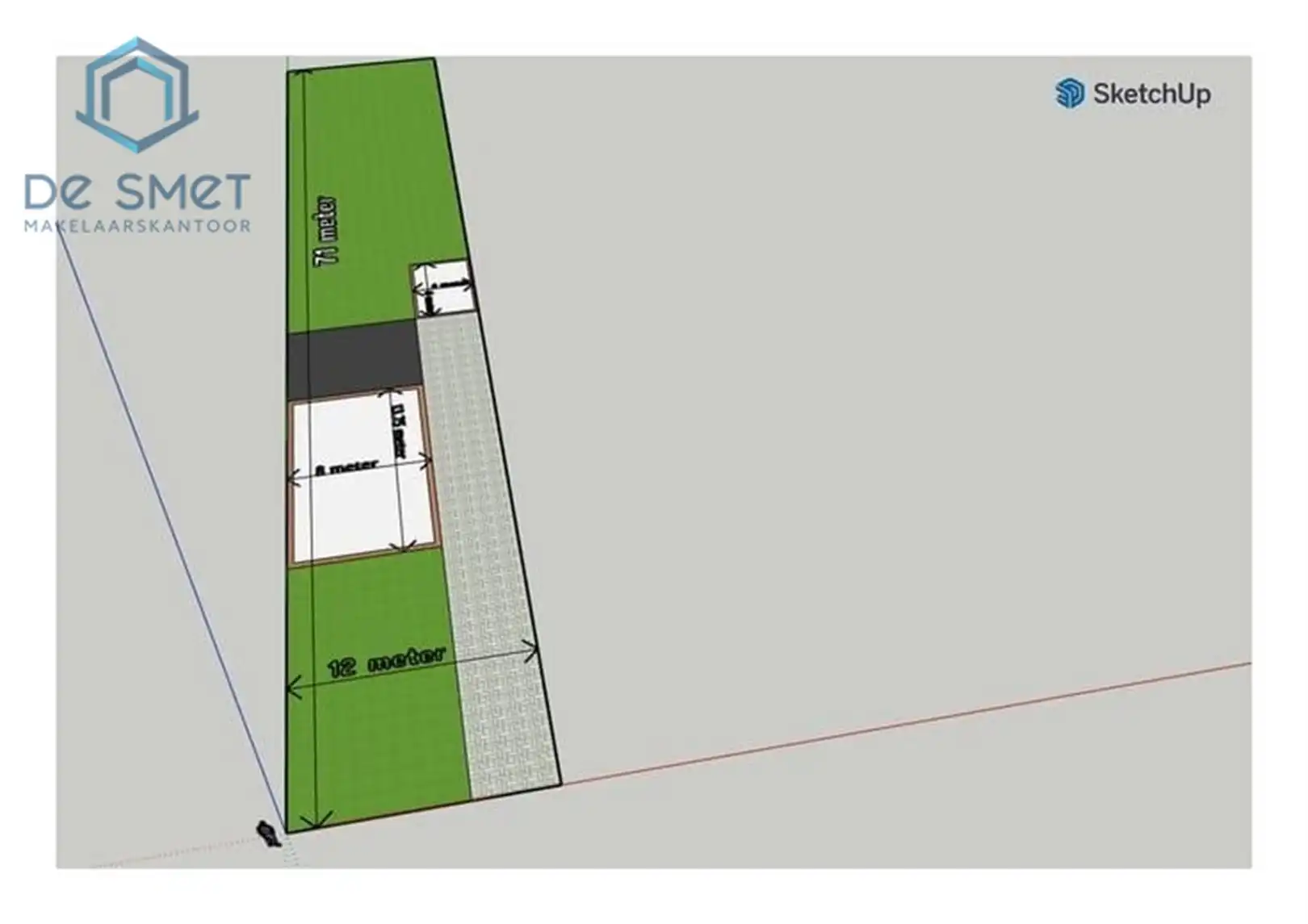 BOUWGROND VOOR HALF OPEN BEBOUWING TE BRAKEL foto 2
