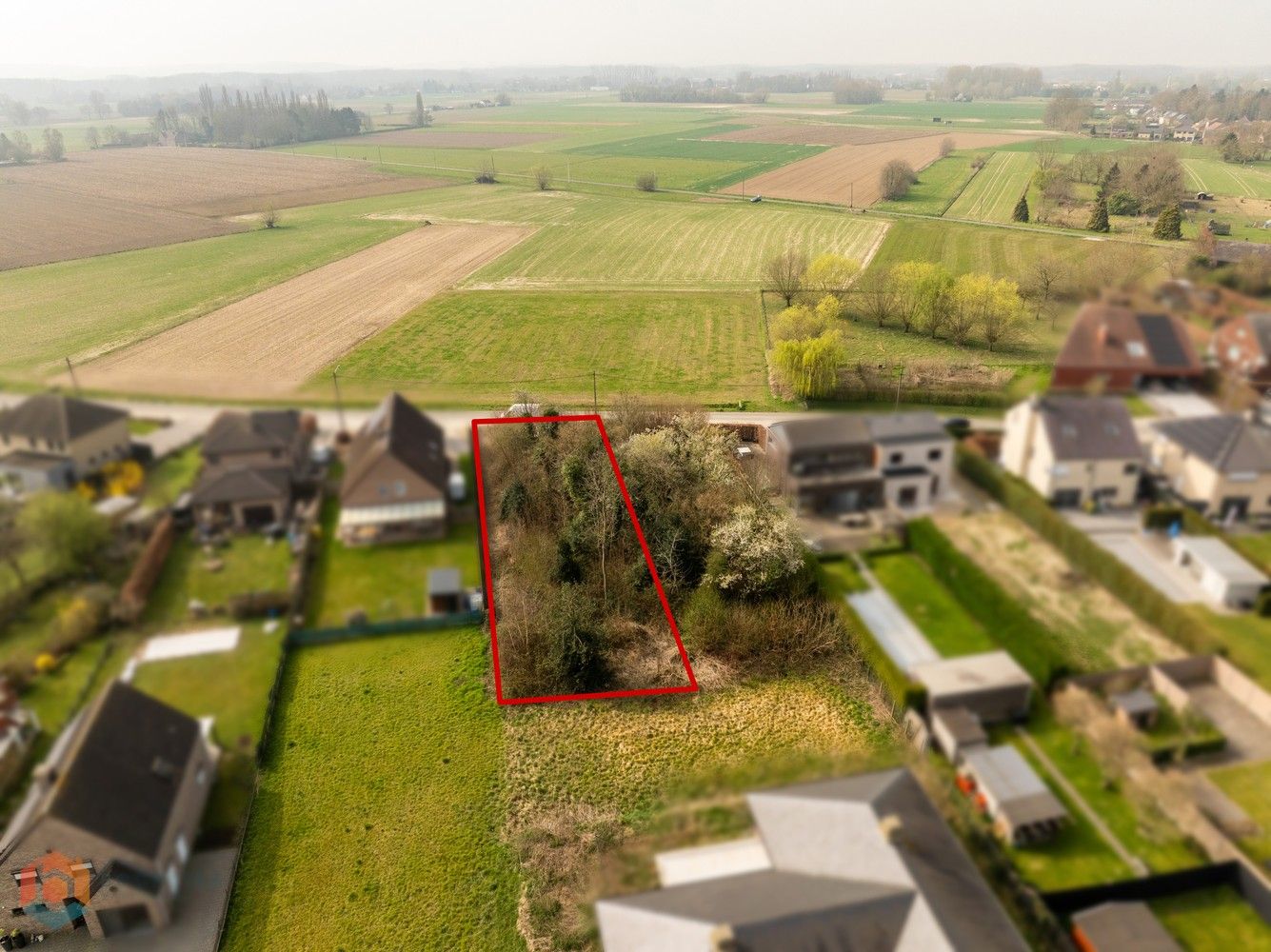 Bouwgrond van 671 m² voor halfopen bebouwing te Tildonk foto 5