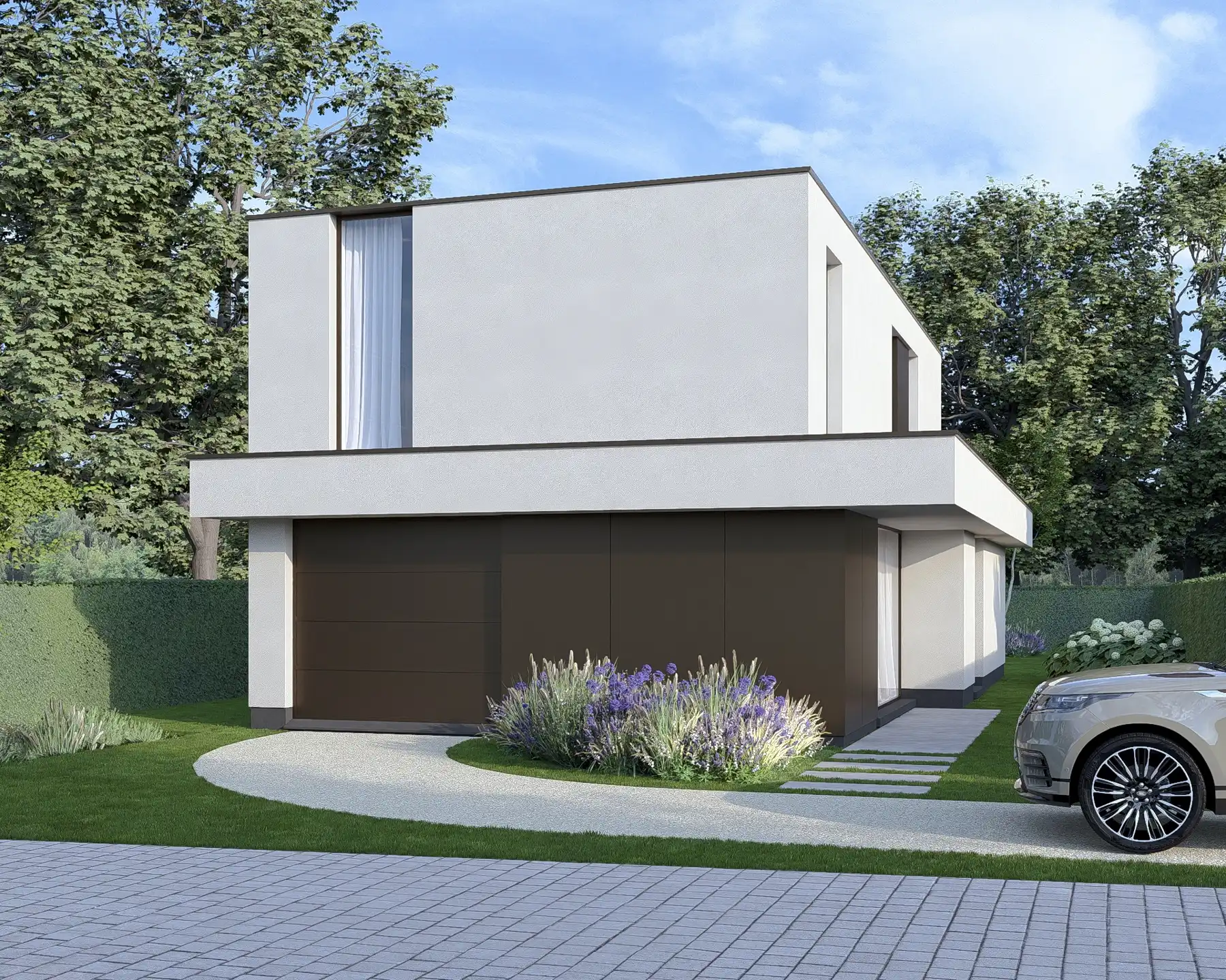 Moderne en energiezuinige nieuwbouwwoning foto {{pictureIndex}}