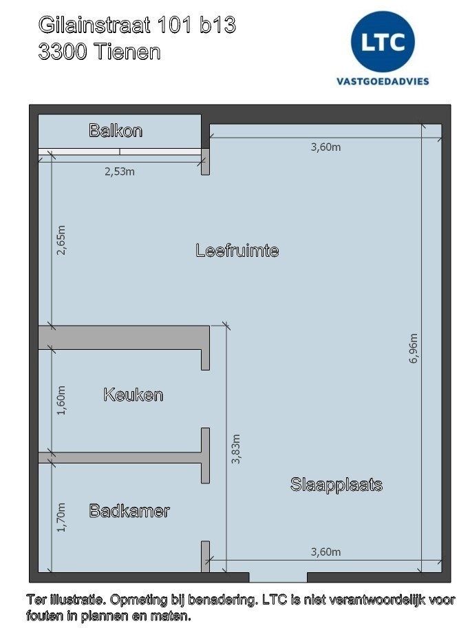 Studio in centrum Tienen foto 14
