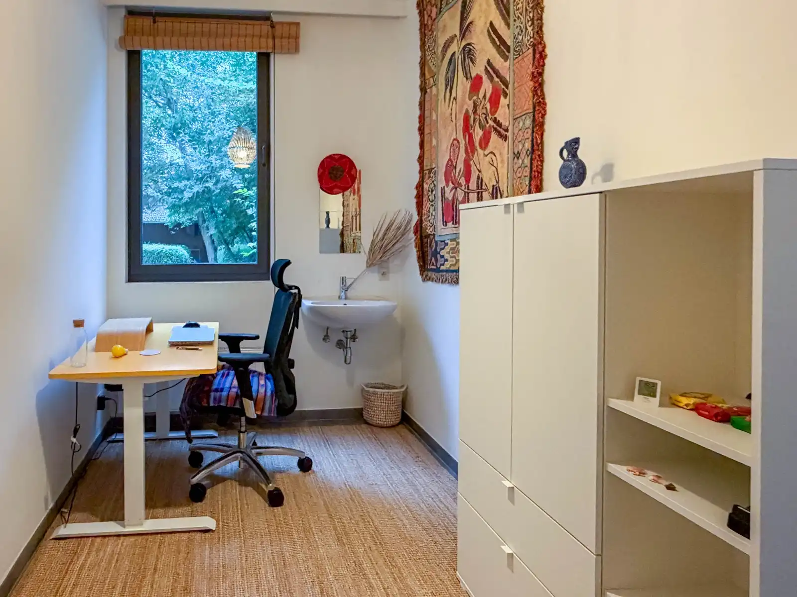 2 slaapkamer appartement (gelijkvloers) met grote tuin en grote garage vlakbij Sint-Pietersstation foto 16