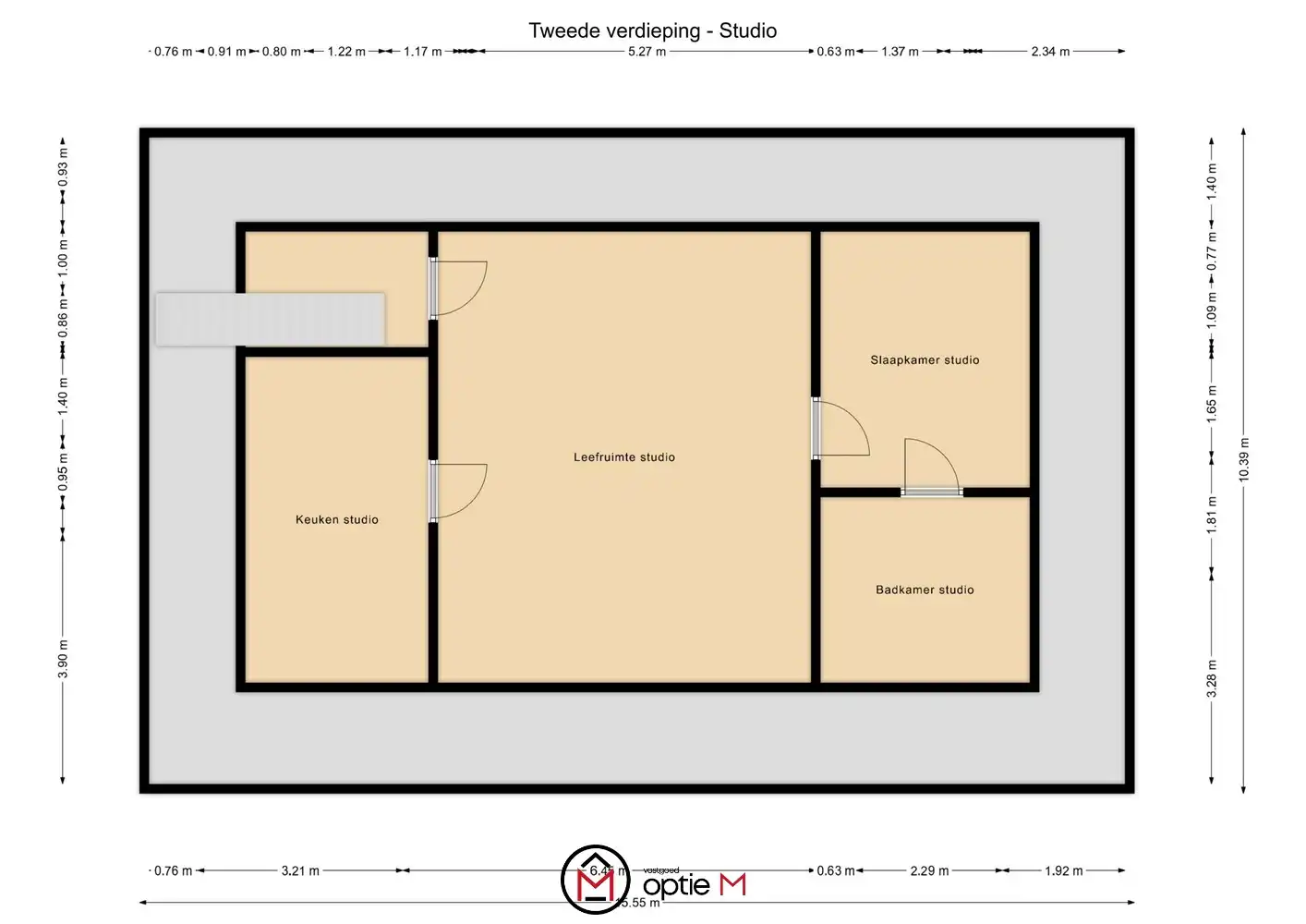 Bedrijfspand met woonst te huur – ruime hal, werkplaats en appartement met 3 slaapkamers foto 35