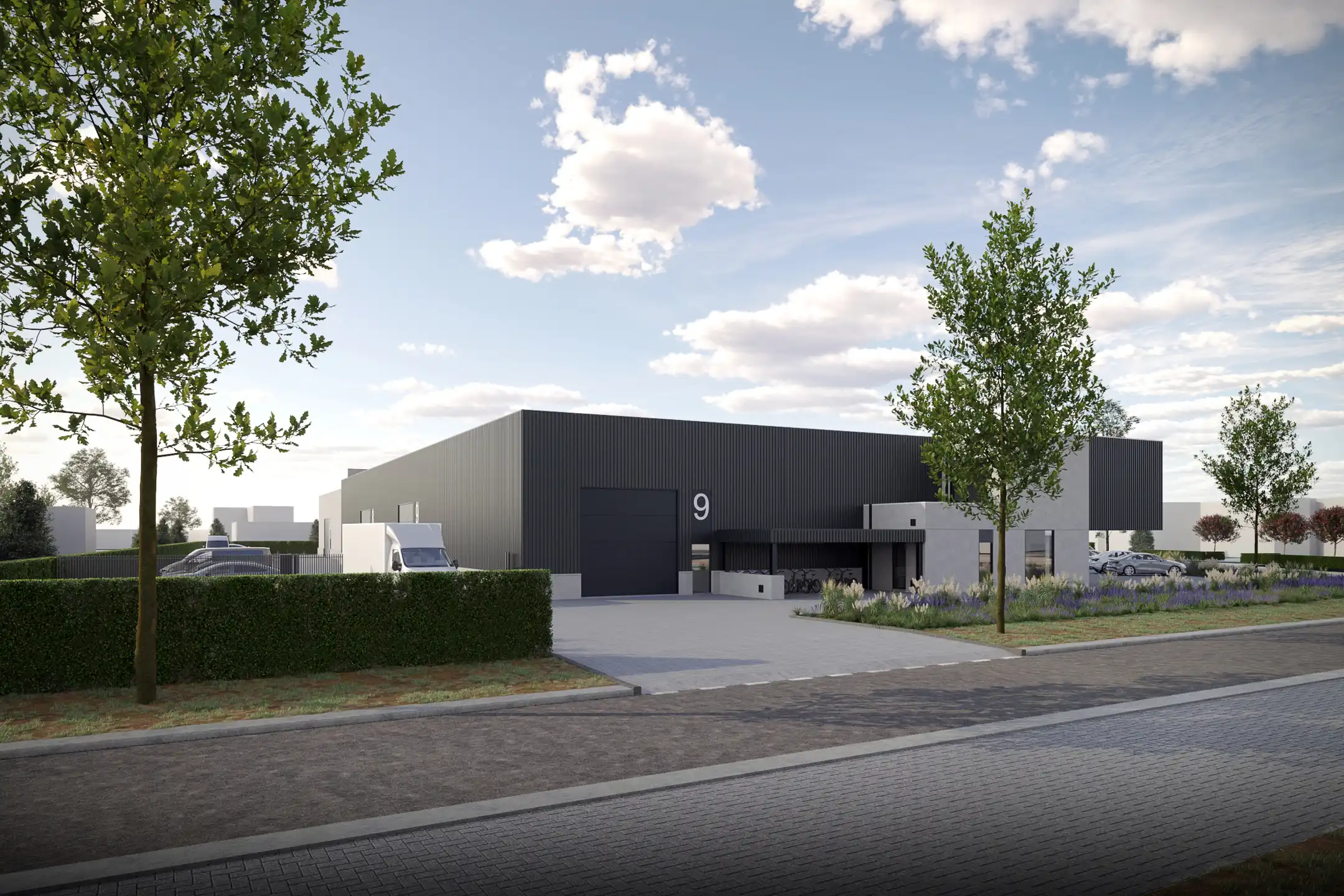 TE KOOP: KMO-unit 3 (opp. 550m²) op 'Jagersborg' in Maaseik foto 5