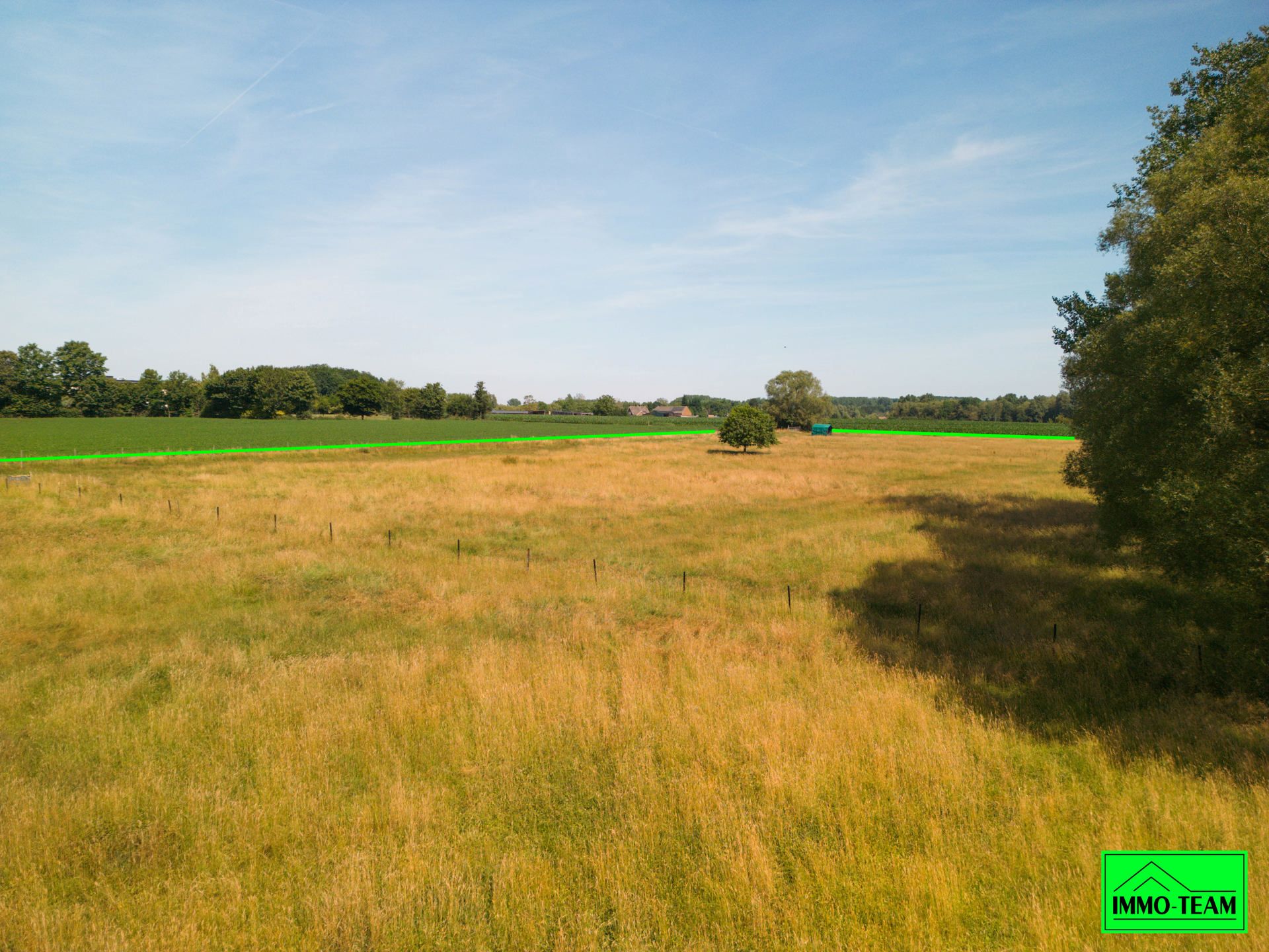 2,7ha Omheinde weide met schuilstallen, Ideaal voor paarden foto 3