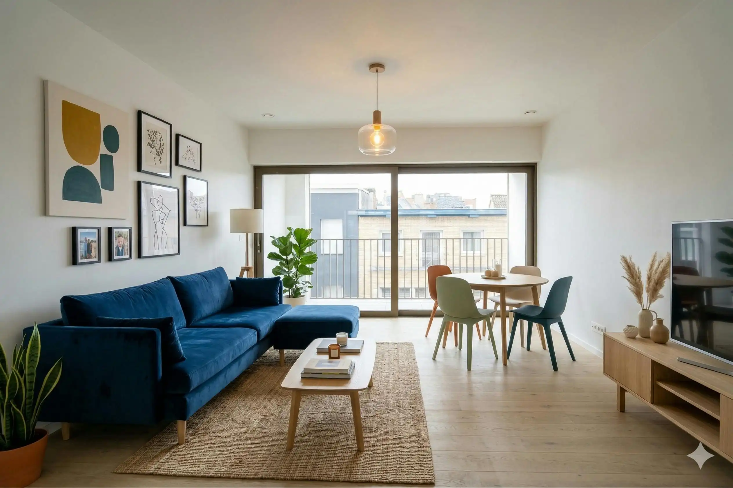 Kwalitatief tweeslaapkamerappartement in centrum Kortrijk! foto 2