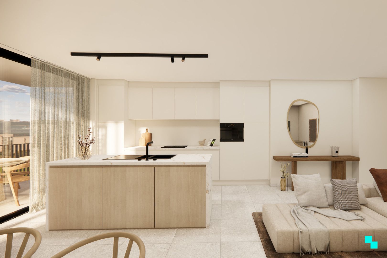 Een modern woonproject tussen Merelbeke en Gent foto {{pictureIndex}}