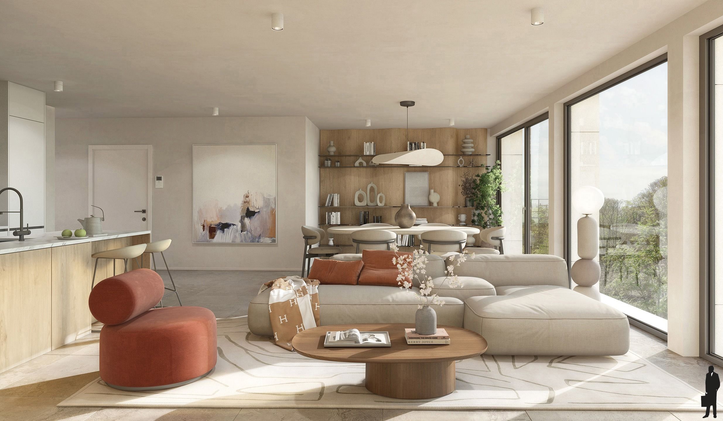 Nieuwbouwapp. op de 2de verd. van ca. 134 m² in Parkhof! foto 4