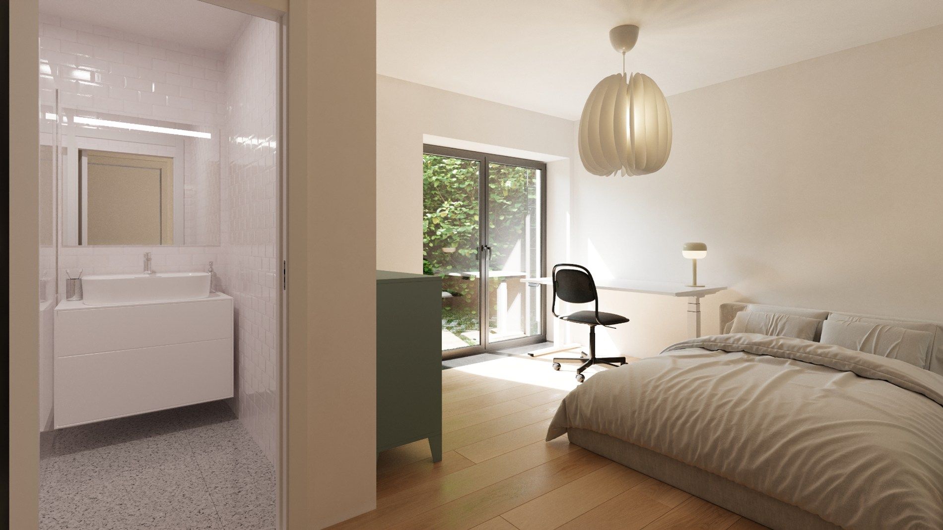 Volledig gerenoveerd en gemeubeld opbrengstpand met 10 units met privé-sanitair en tuin - EPC A!  foto 2