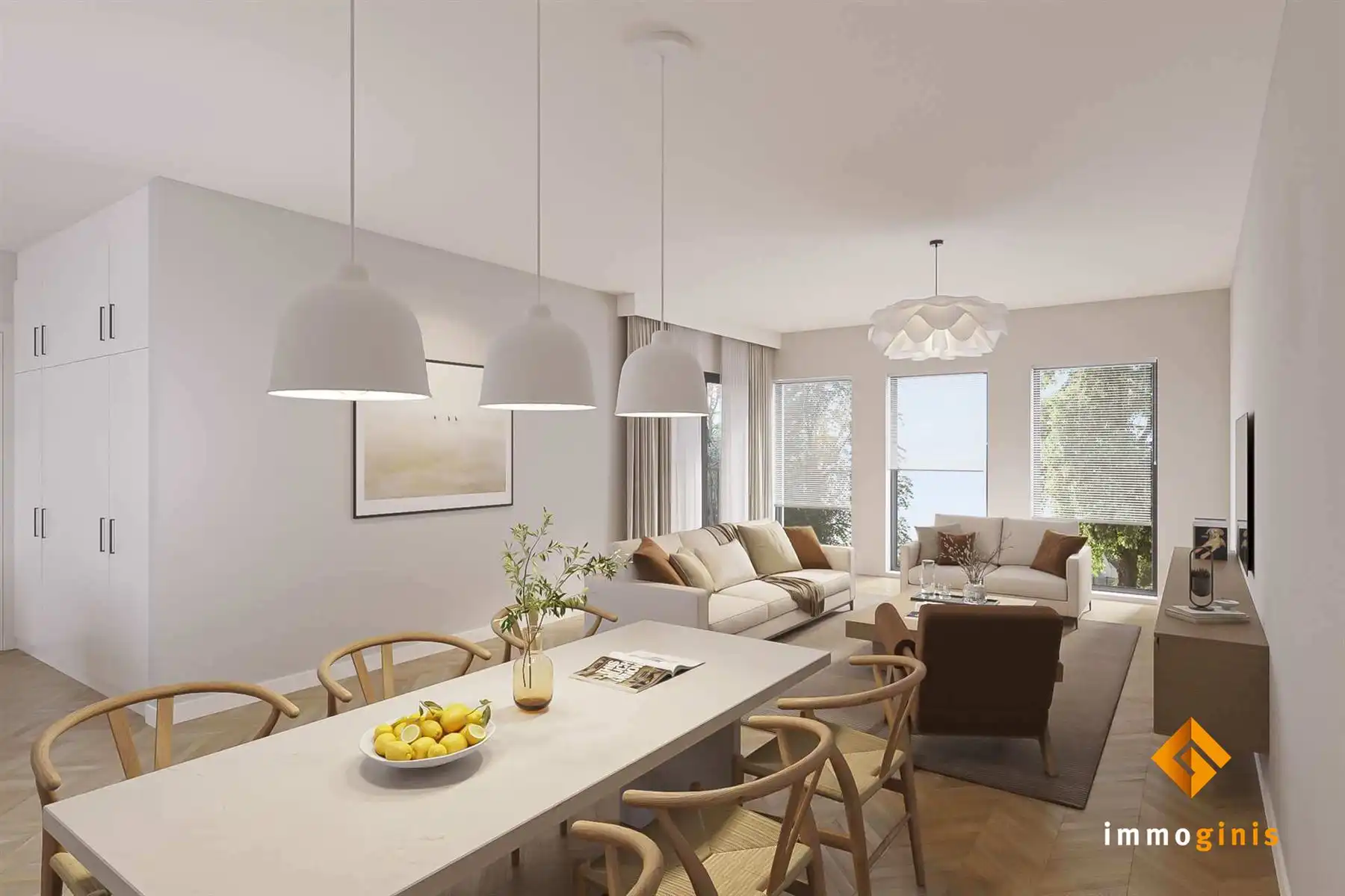 Appartement (tweede verdieping) met 2 slaapkamers en overdekt terras.  foto 6