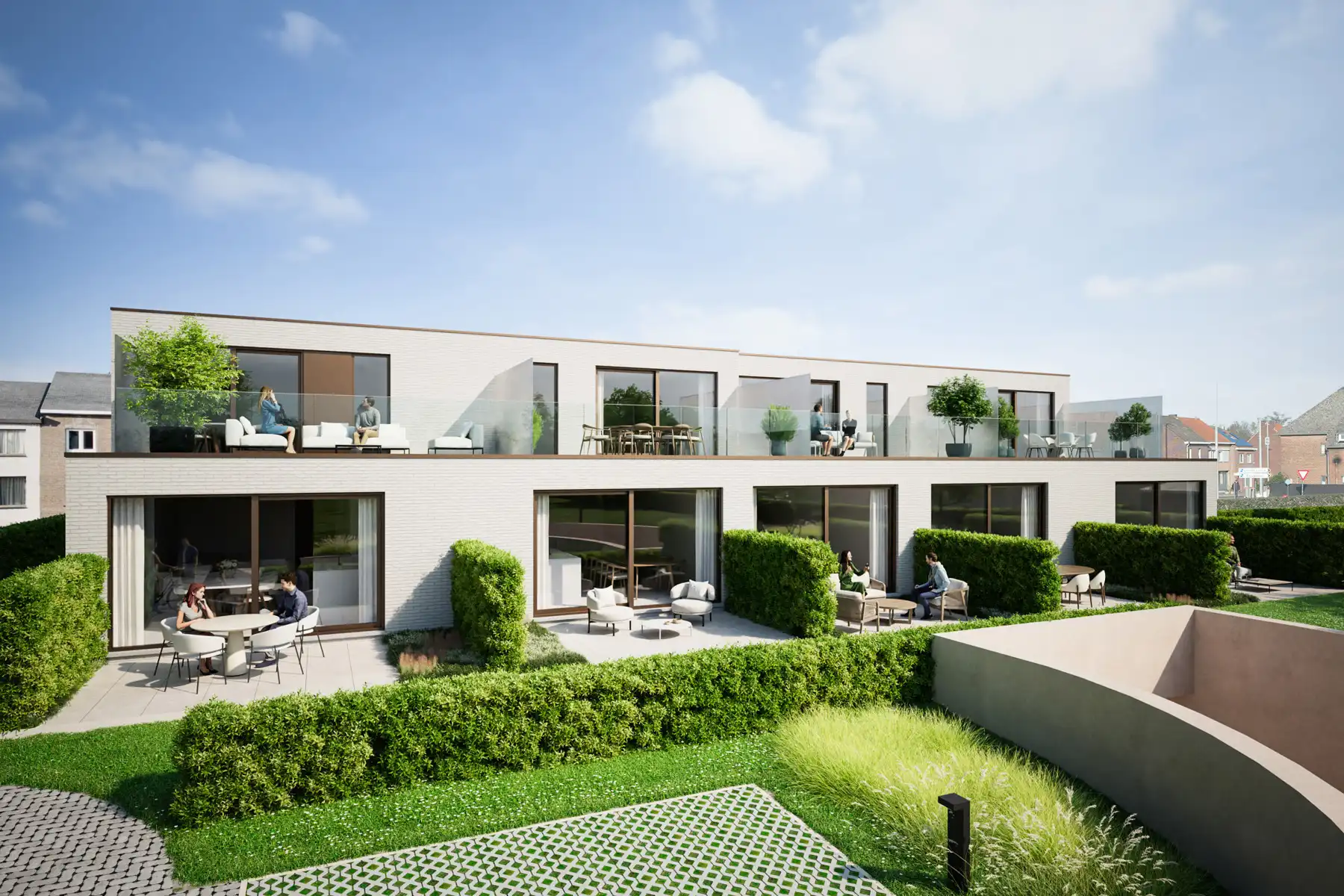 Nieuwbouwappartement (83m²) in kleinschalige residentie te Lanaken! foto 4