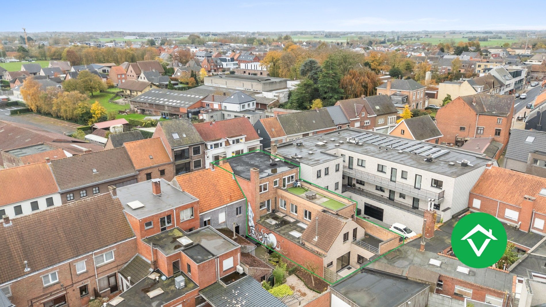 Veelzijdig handelspand met woonst en twee verhuurde appartementen in centrum Aartrijke foto 40