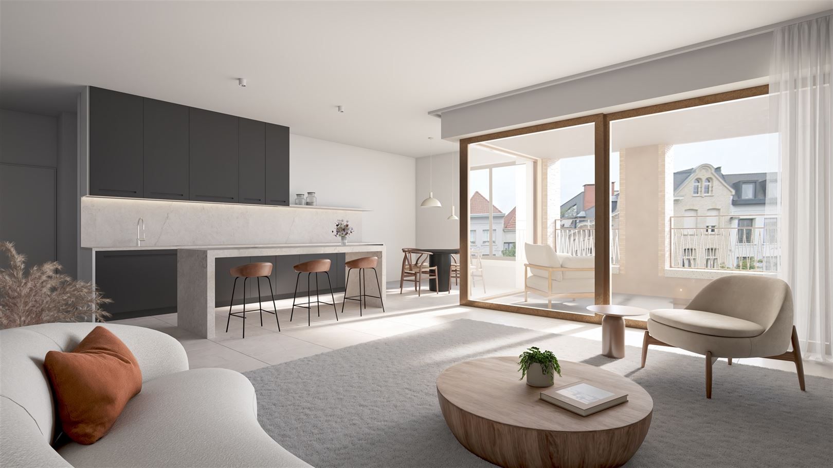 Nieuwbouwappartement met 3 slaapkamers en terras foto 6