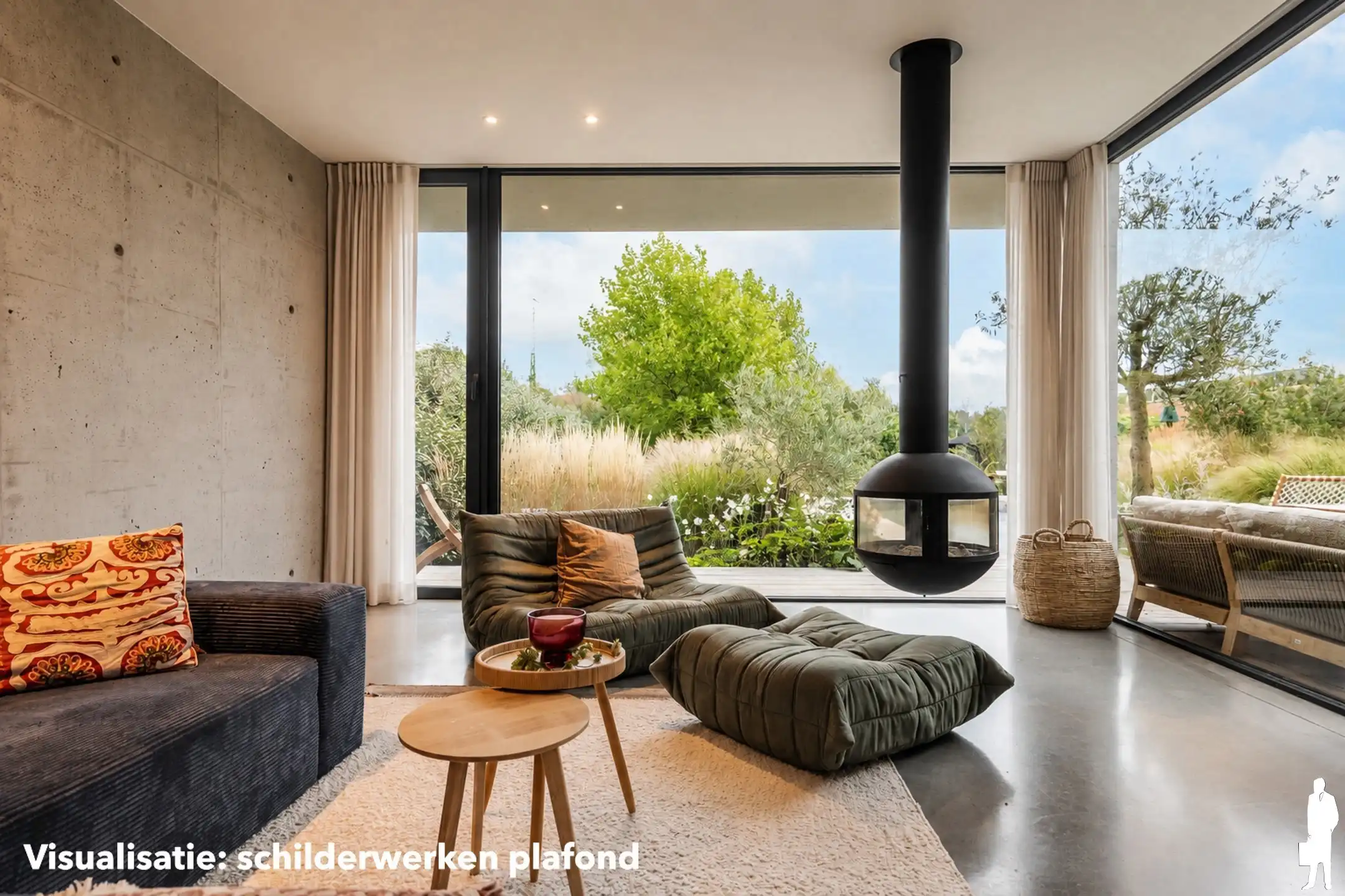 Unieke architectenvilla; af te werken - in groen - op 20 are foto 4
