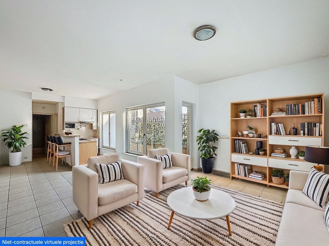 Gezellig gelijkvloers appartement op wandelafstand van de Graaf d'Ursellaan & de Zeedijk foto {{pictureIndex}}