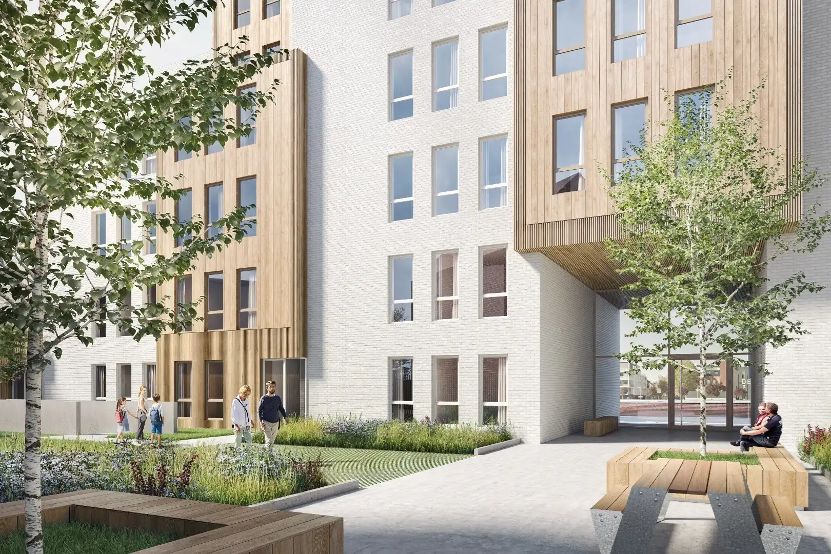 Verhuurd Appartement ( 93,1 m²) aan de Leie met 2 kamers en een terras (van 5,2 m²) foto 13