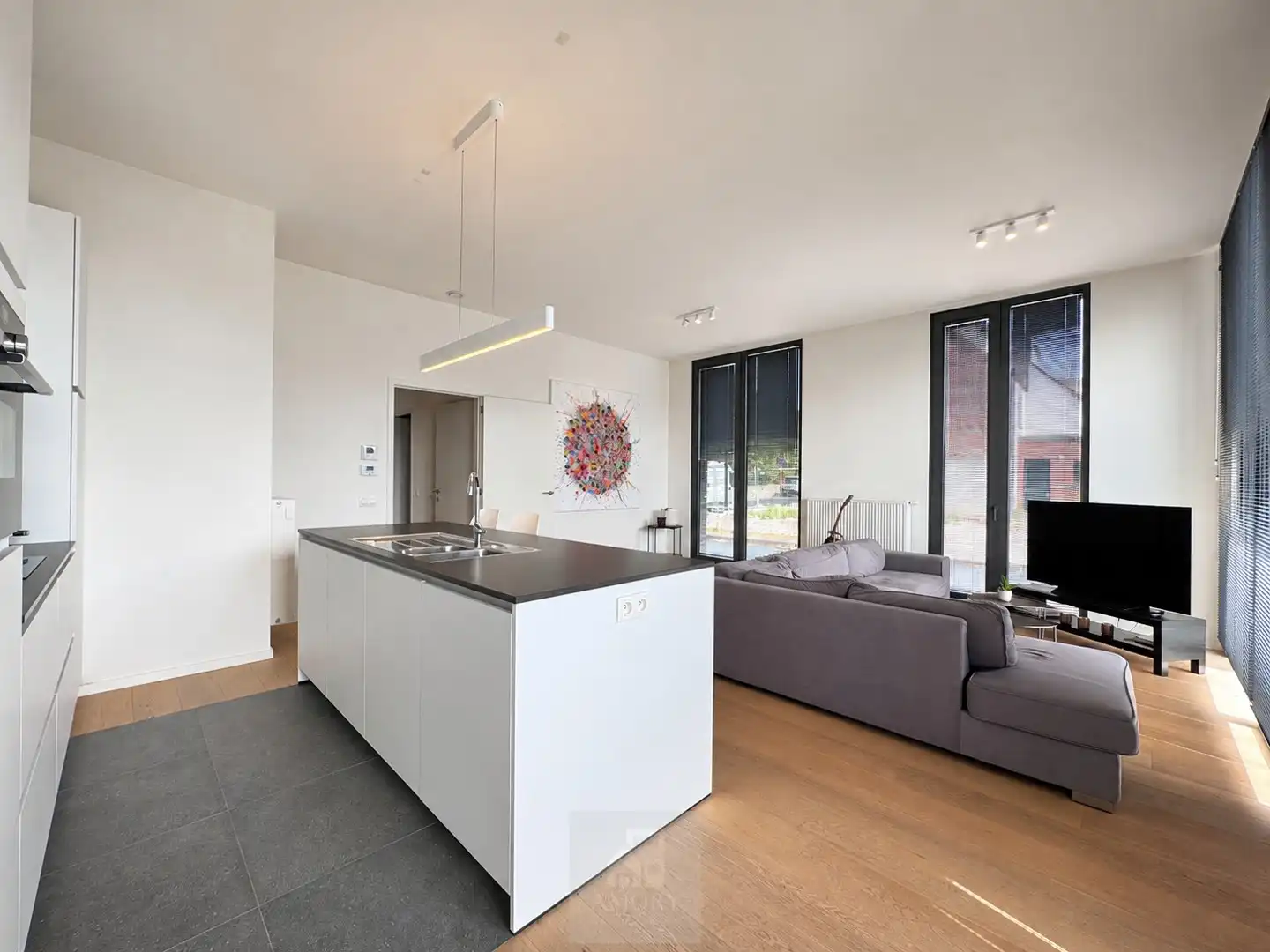Recent gelijkvloers 2-slaapkamerappartement met tuin aan de Leieboorden foto 5