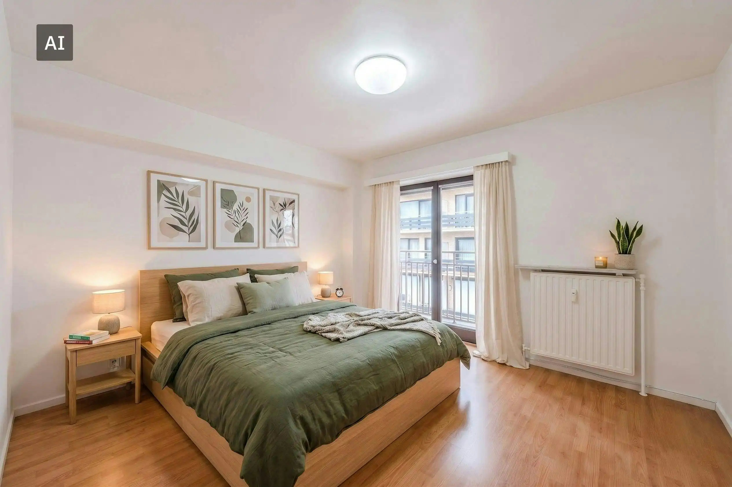 Zonnig hoekappartement met 2 slaapkamer en open uitzicht! foto 7