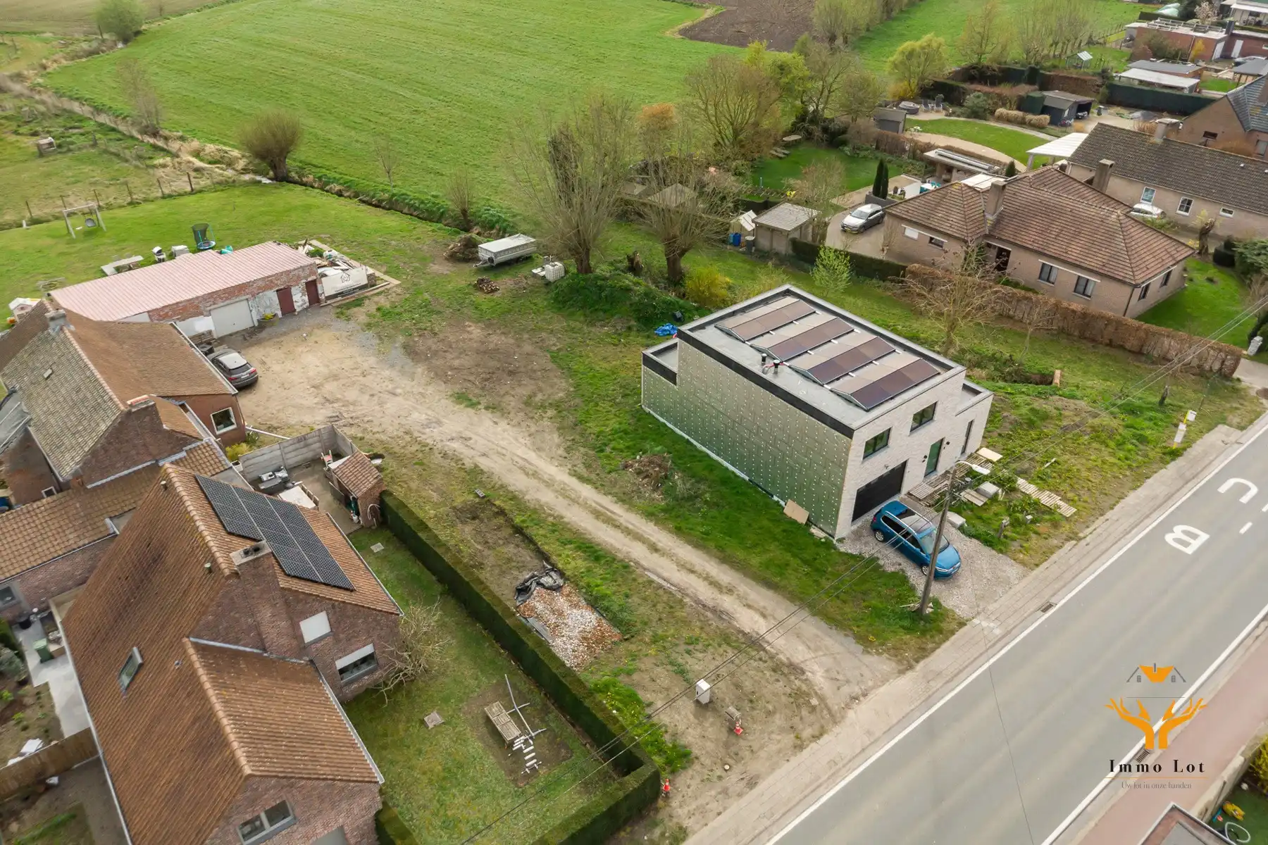 Bouwgrond voor halfopen bebouwing in Overmere  foto 2