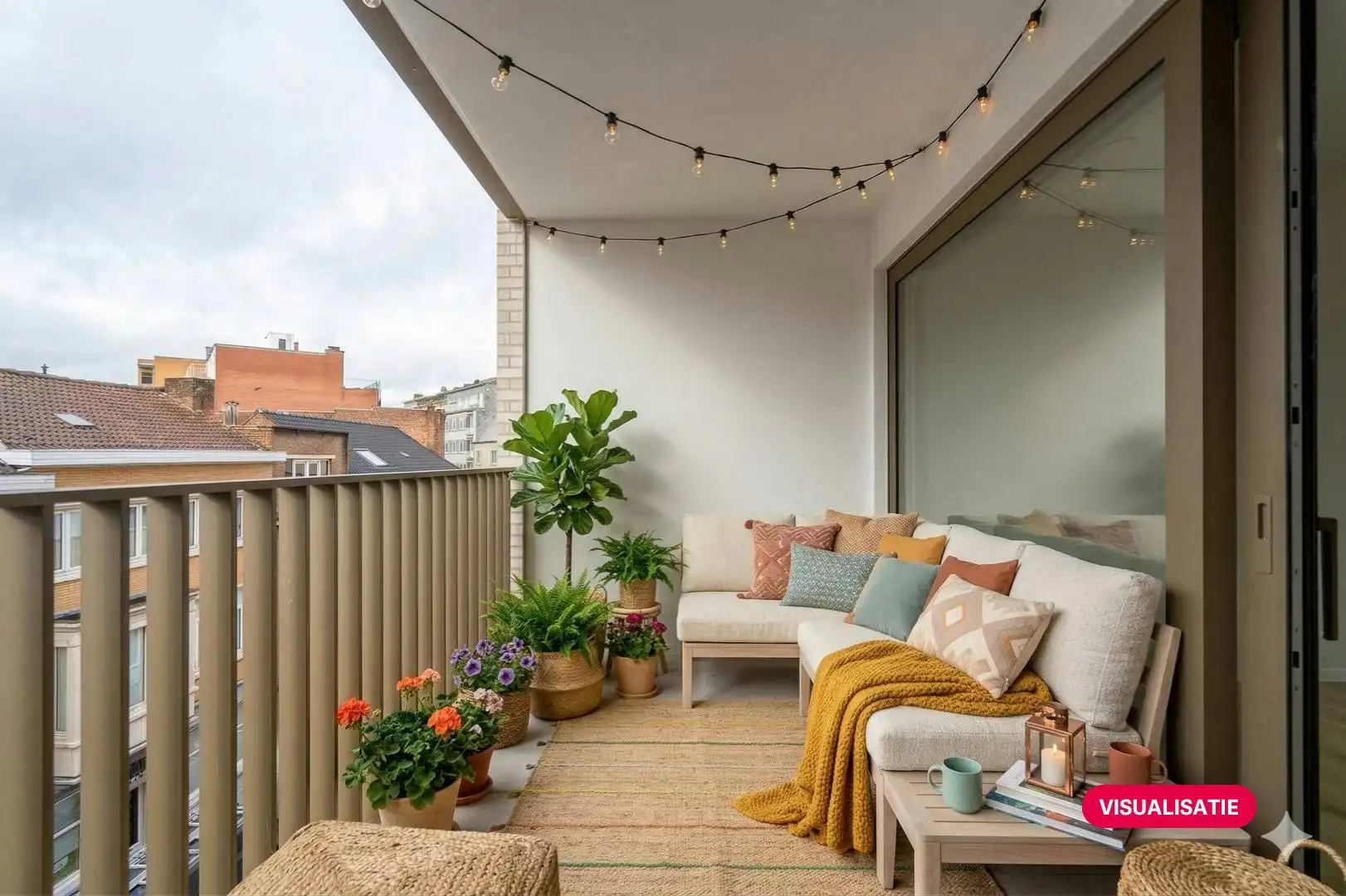 Kwalitatief tweeslaapkamerappartement in centrum Kortrijk! foto 16