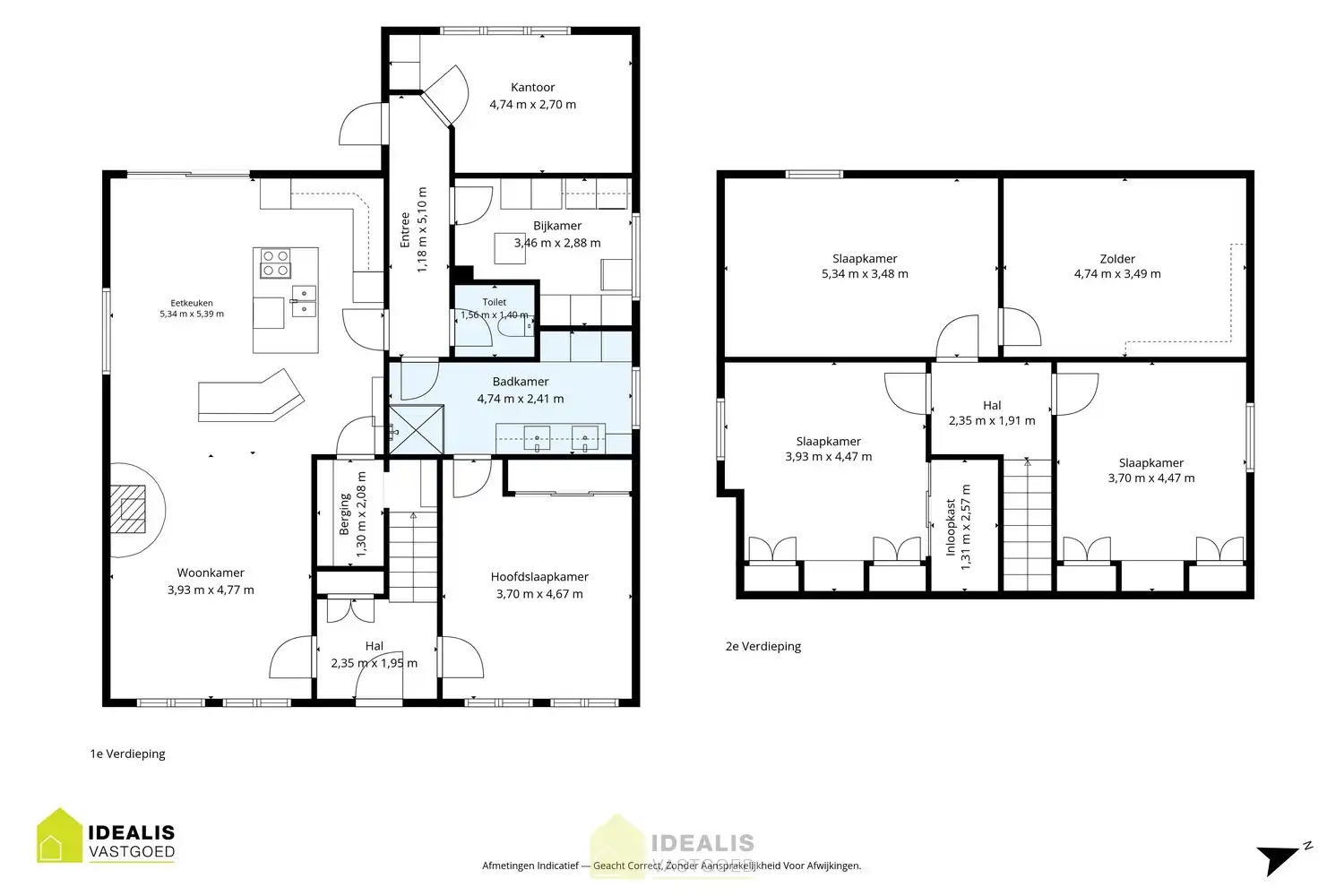 IDEALIS VASTGOED – INSTAPKLARE EENGEZINSWONING MET 4 SLAAPKAMERS EN EEN BEWOONBARE OPPERVLAKTE VAN +- 195M² OP EEN PERCEEL VAN +- 9A 20CA IN KLEINE-BROGEL (PEER). De woning is gelegen vlak bij de dorpskern van het gezellige kleine-Brogel en op enkele minuten verwijderd van de centra van Peer, Kaulille, Bocholt en Pelt. Ideaal voor zij die op zoek zijn naar een ruime instapklare woning met 4 slaapkamers!! foto 33