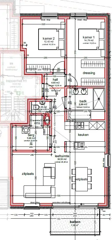 1e VERDIEP - Nieuwbouwappartement - 2 GROTE kamers ! foto 3