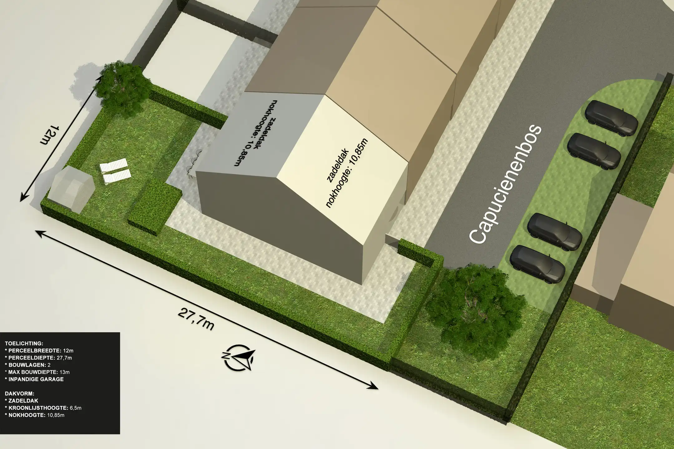 Bouwgrond ca. 322m² voor halfopen bebouwing in een doodlopende straat te Meersel-Dreef.&nbsp; foto 2