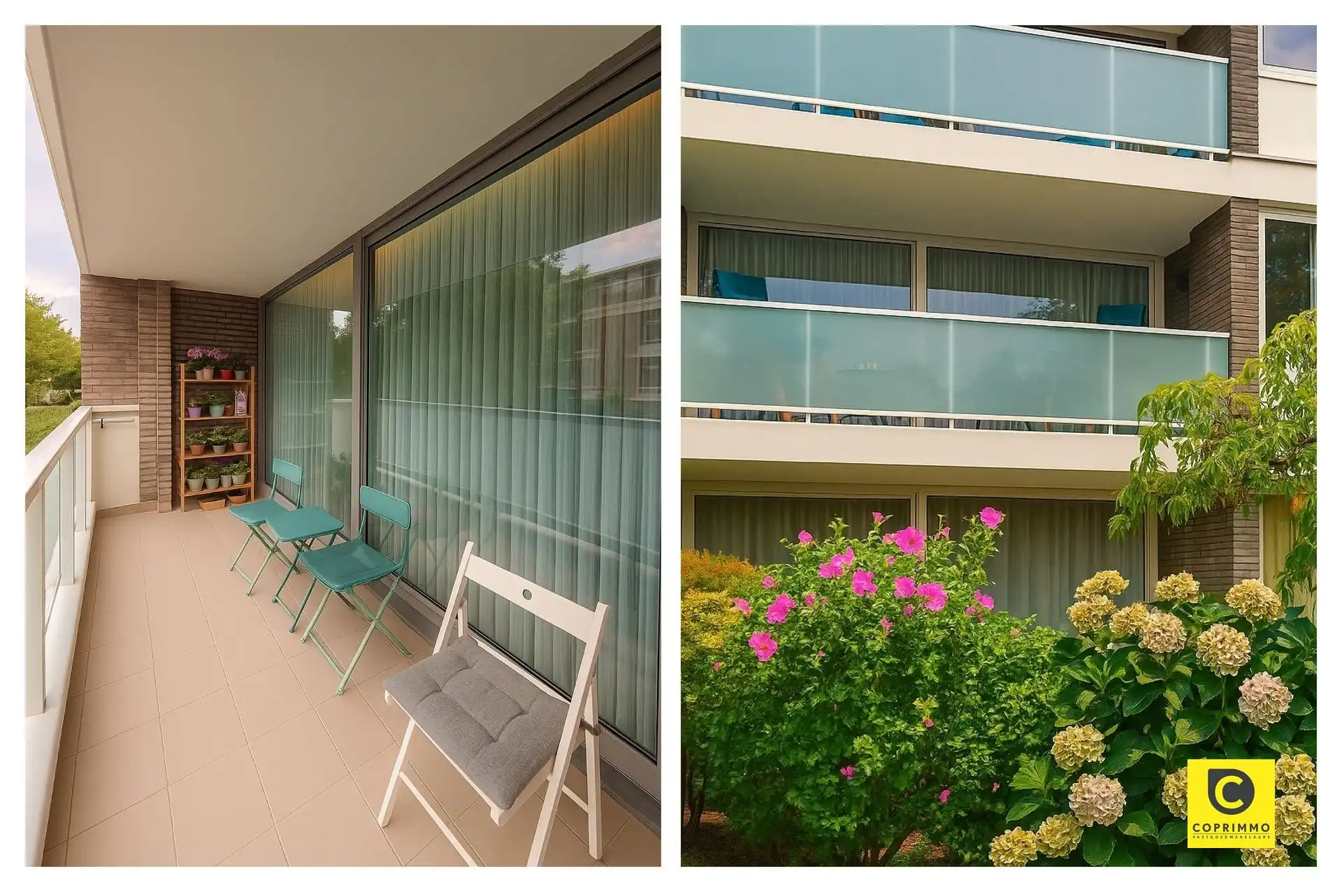 Instapklaar 2 slpk app met 2 terrassen op toplocatie! foto 4