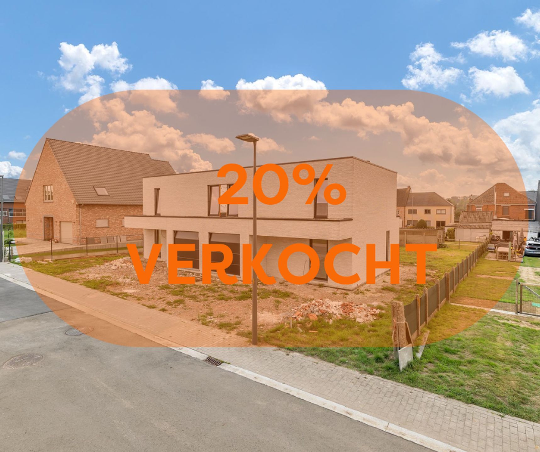 Nieuwbouwwoning met drie slaapkamers foto {{pictureIndex}}