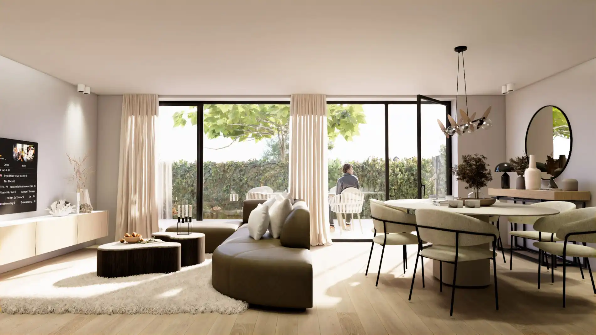 Ruim duplex appartement met leefruimte op tuinniveau in nieuwbouwproject Che Vista foto 2