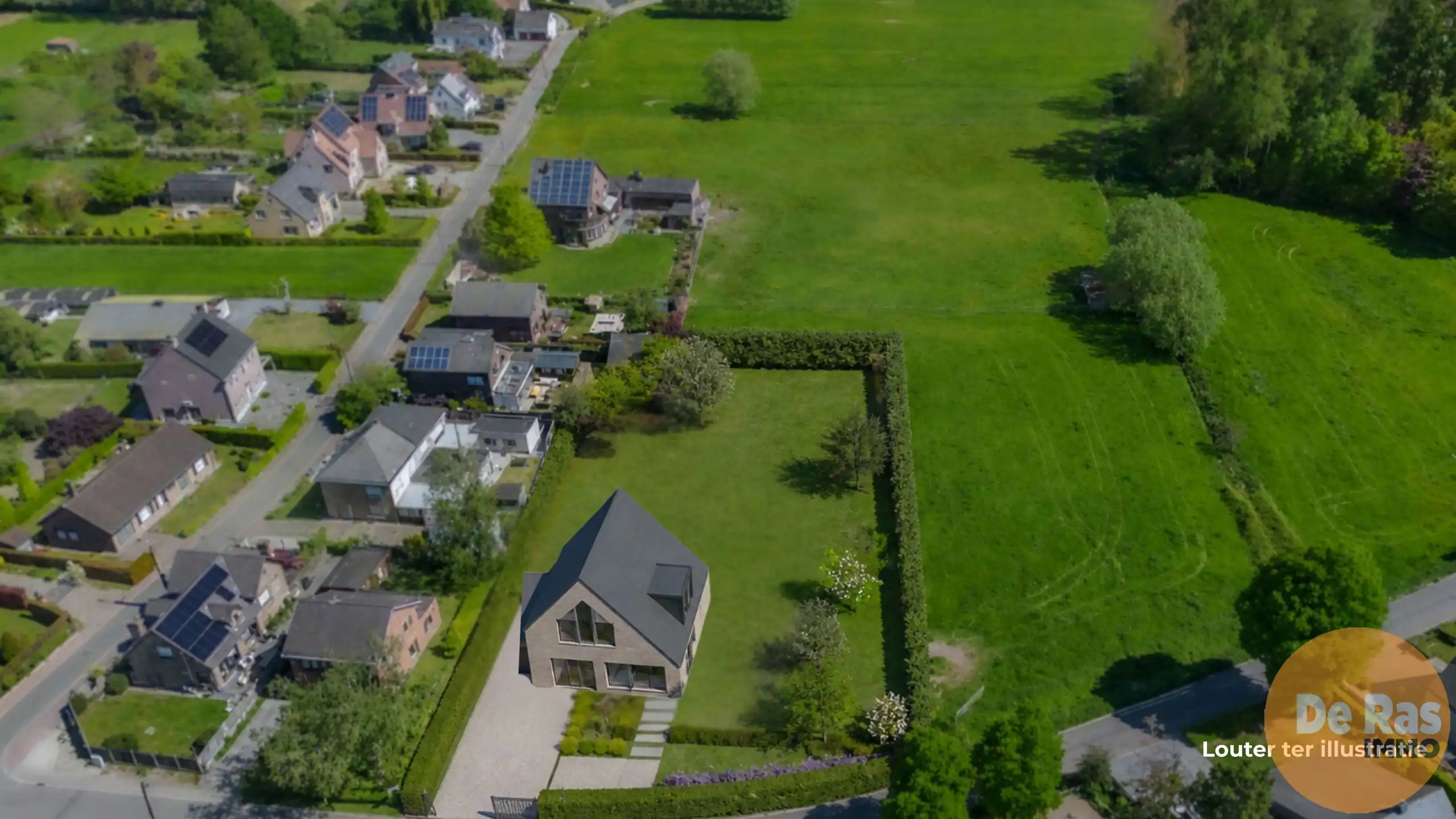 AALST - Uniek gelegen bouwgrond nabij natuurgebied Honegem foto 2