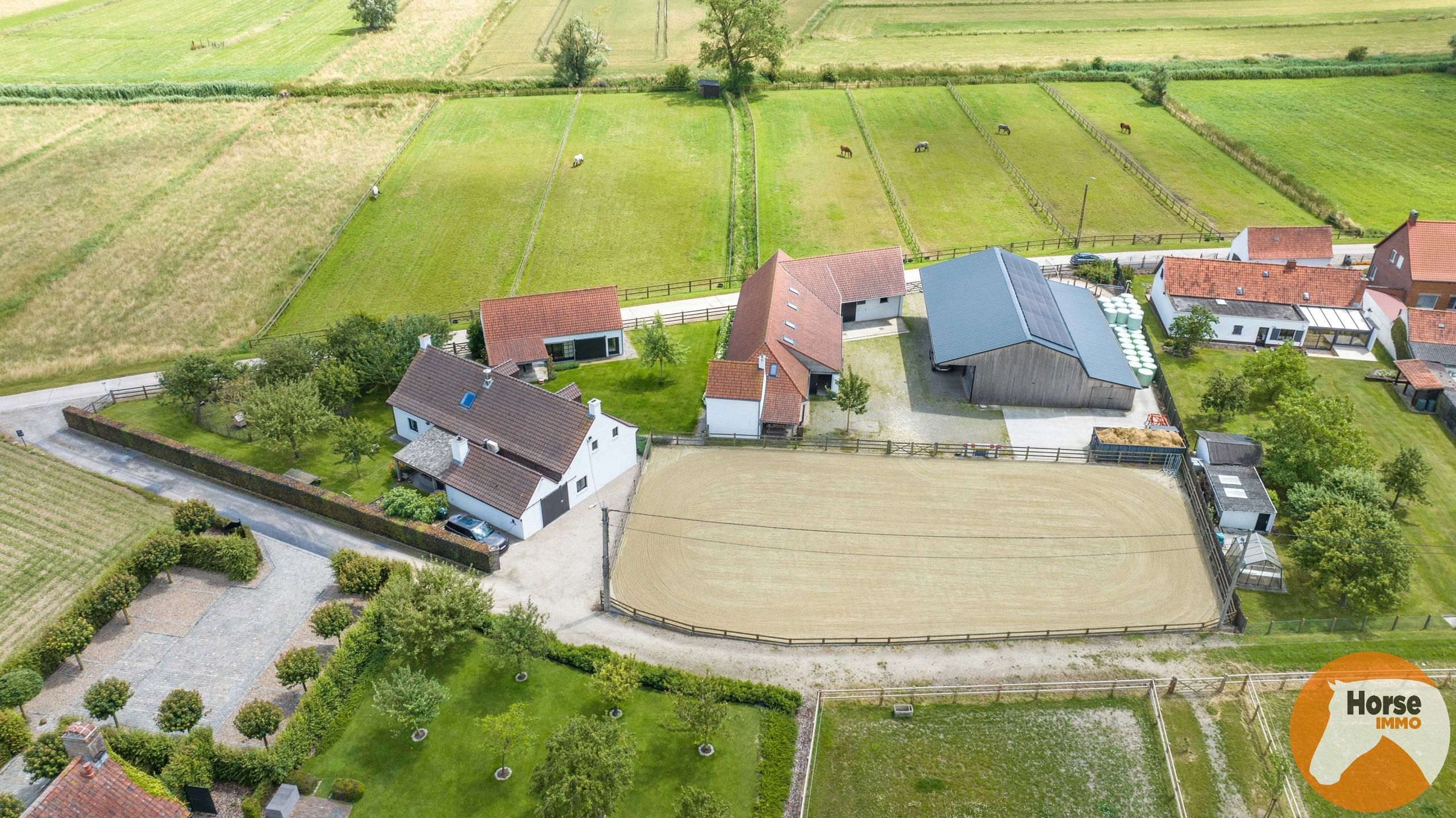 WORTEGEM-PETEGEM - Woning met bijgebouw, paardenaccomodatie foto 1