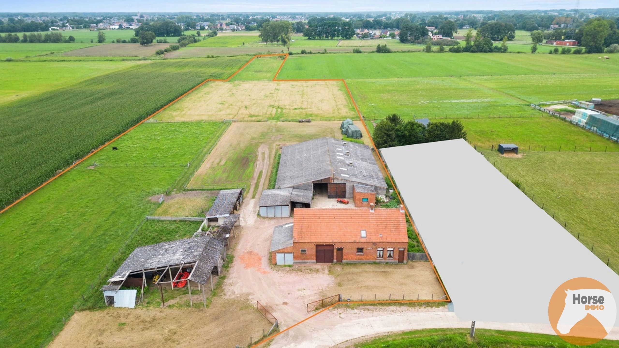 Hoofdfoto van de publicatie: HEIST-OP-DEN-BERG - Te renoveren landbouwwoning met loods op 2,3 Ha