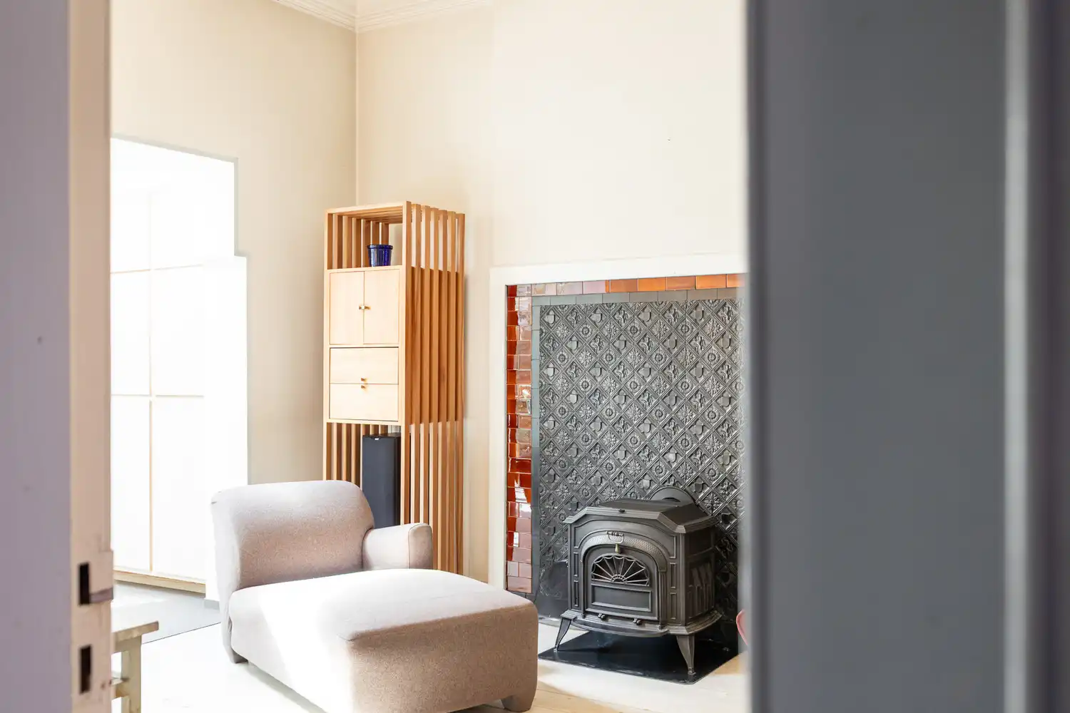 Unieke halfopen parkwoning (230m²) met schitterende Art-déco elementen op toplocatie tegenover het Te Boelaerpark foto 12