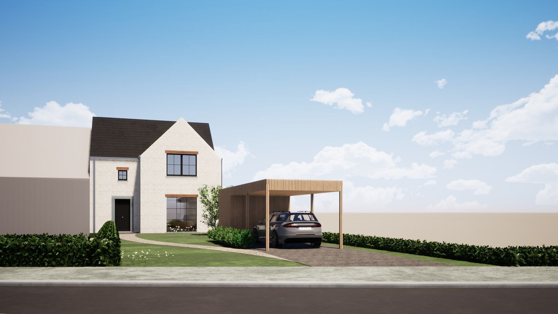 Ruime nieuwbouwwoning in landelijke setting te Kortemark foto 6