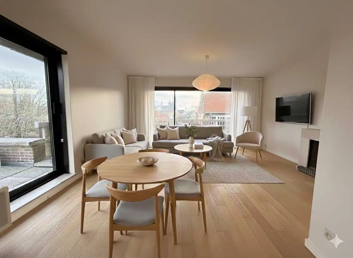 Hoekappartement te koop met 2 slaapkamer en 3 terrassen  foto 3