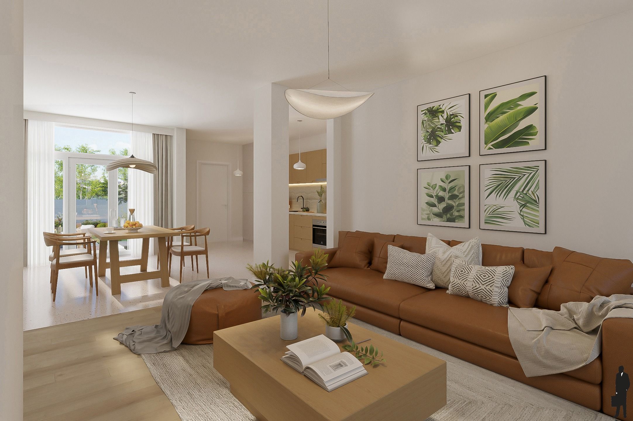 Prachtig gelijkvloersappartement met tuin foto 3